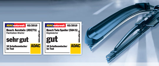 Stěrače Bosch byly v testu ADAC přesvědčivé